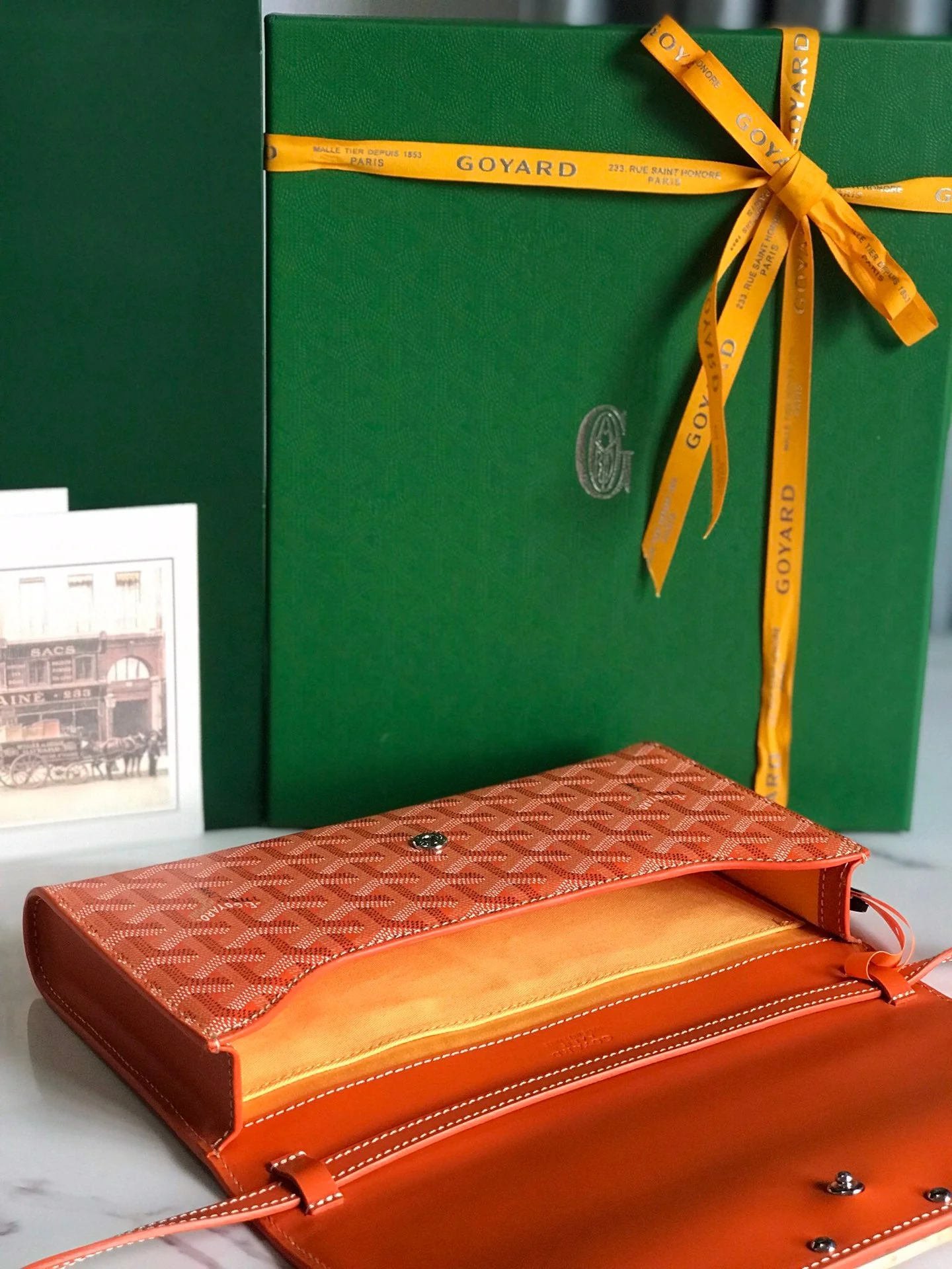 OrangeCanvas Small Clutch