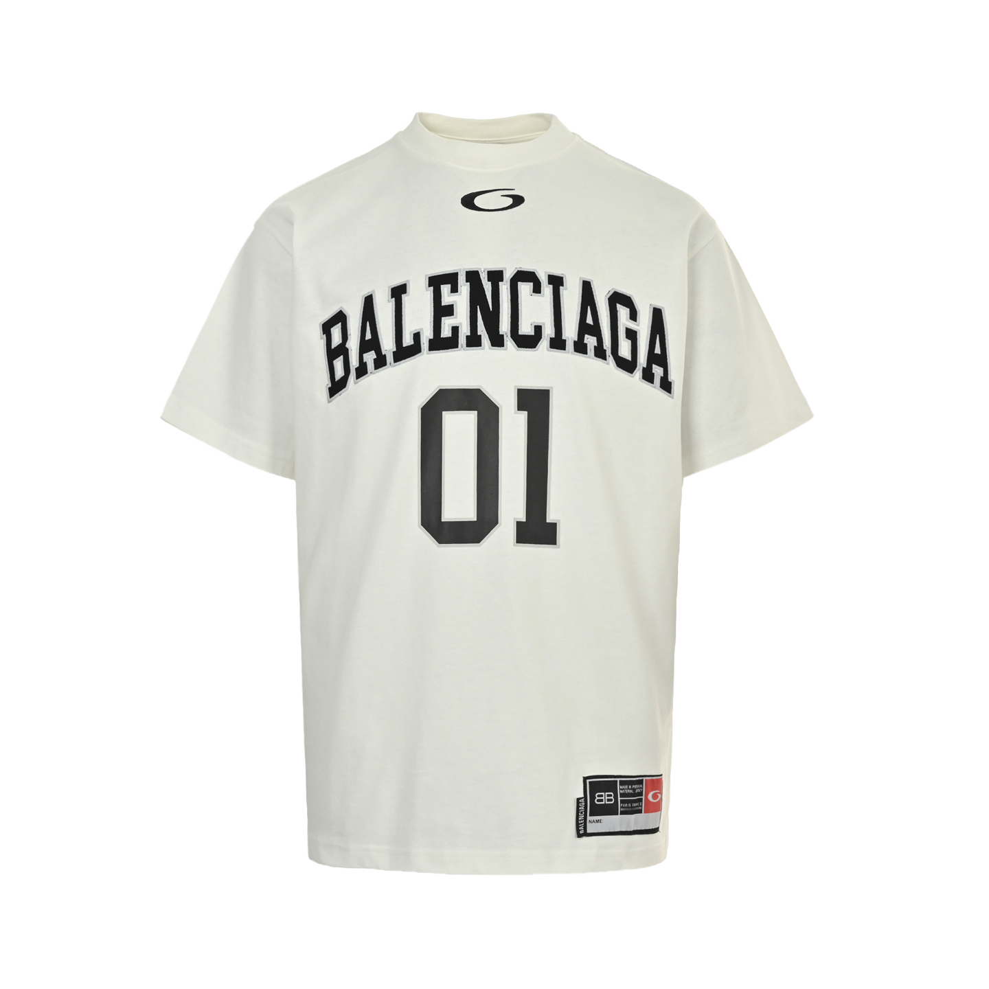 01 Lettering Distressed T-shirt