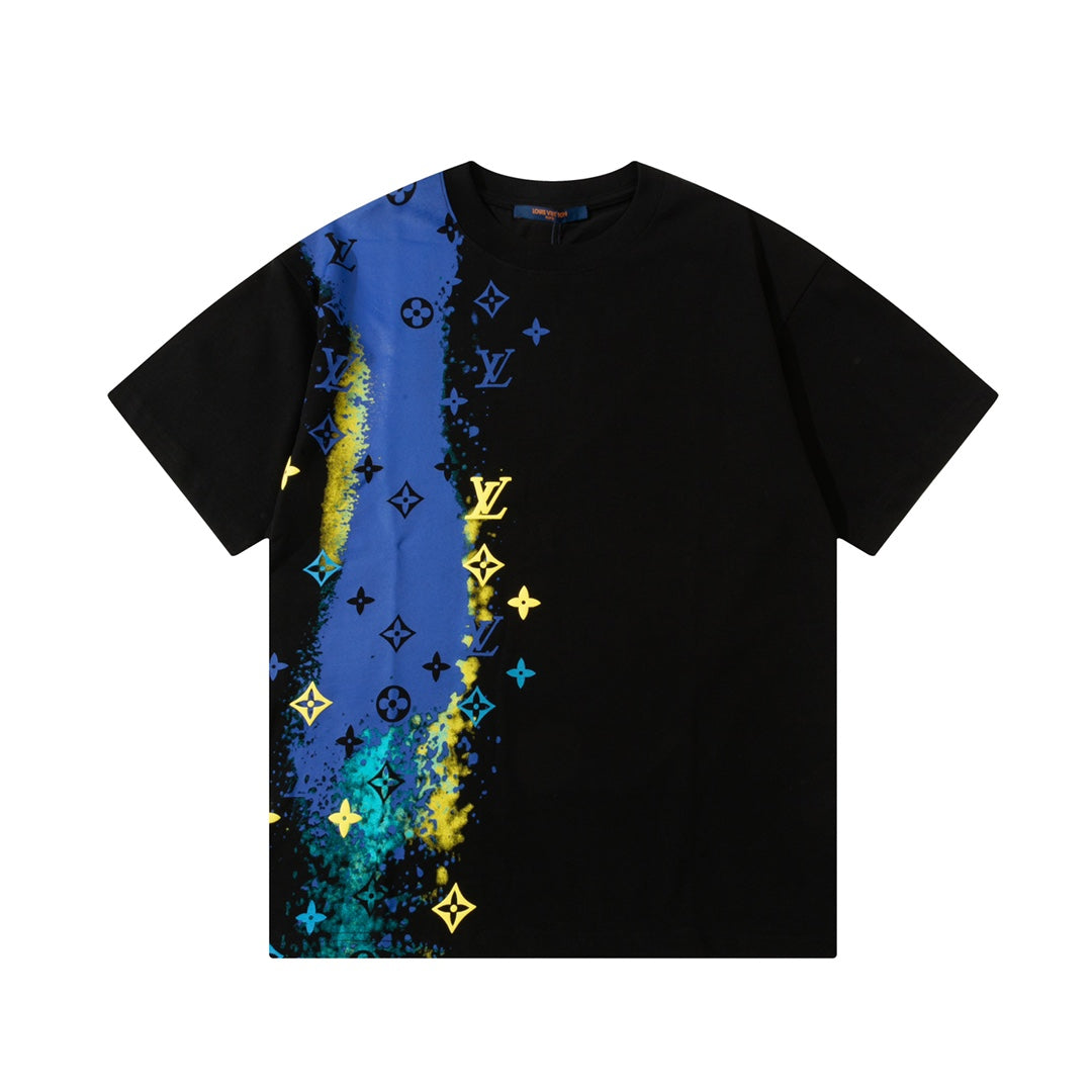 Star River Textured Printed T shirt