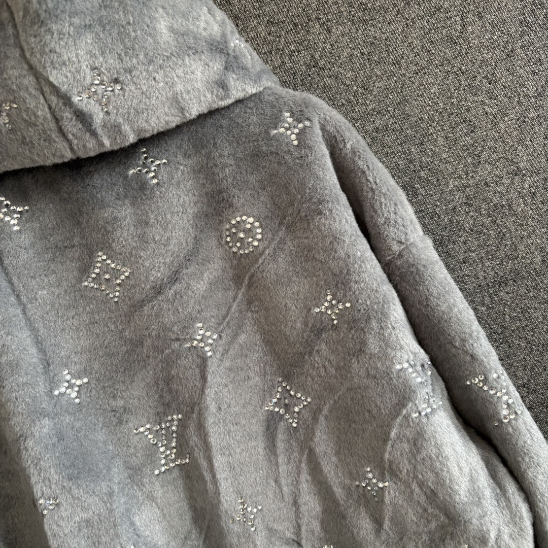 Men's Blended Plush Hooded Jacket