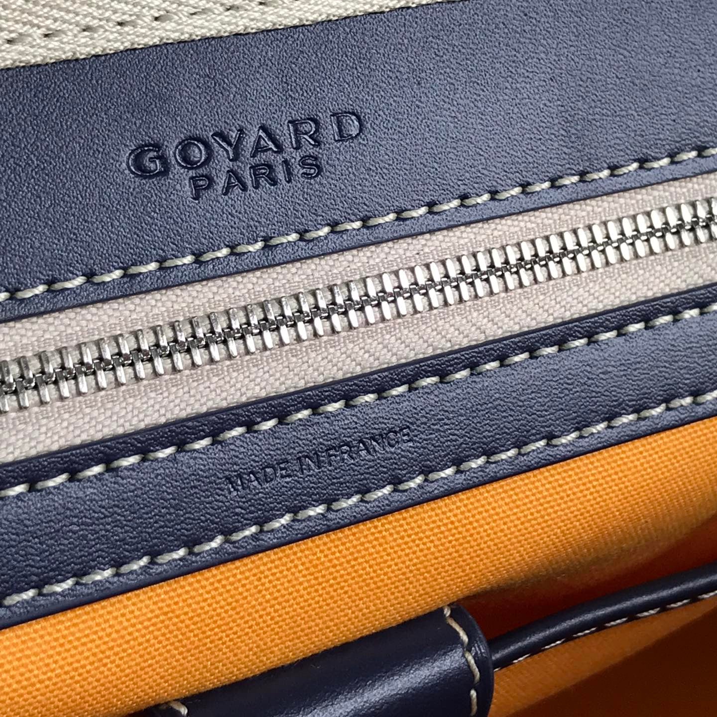 Dark blue Calfskin Handbag