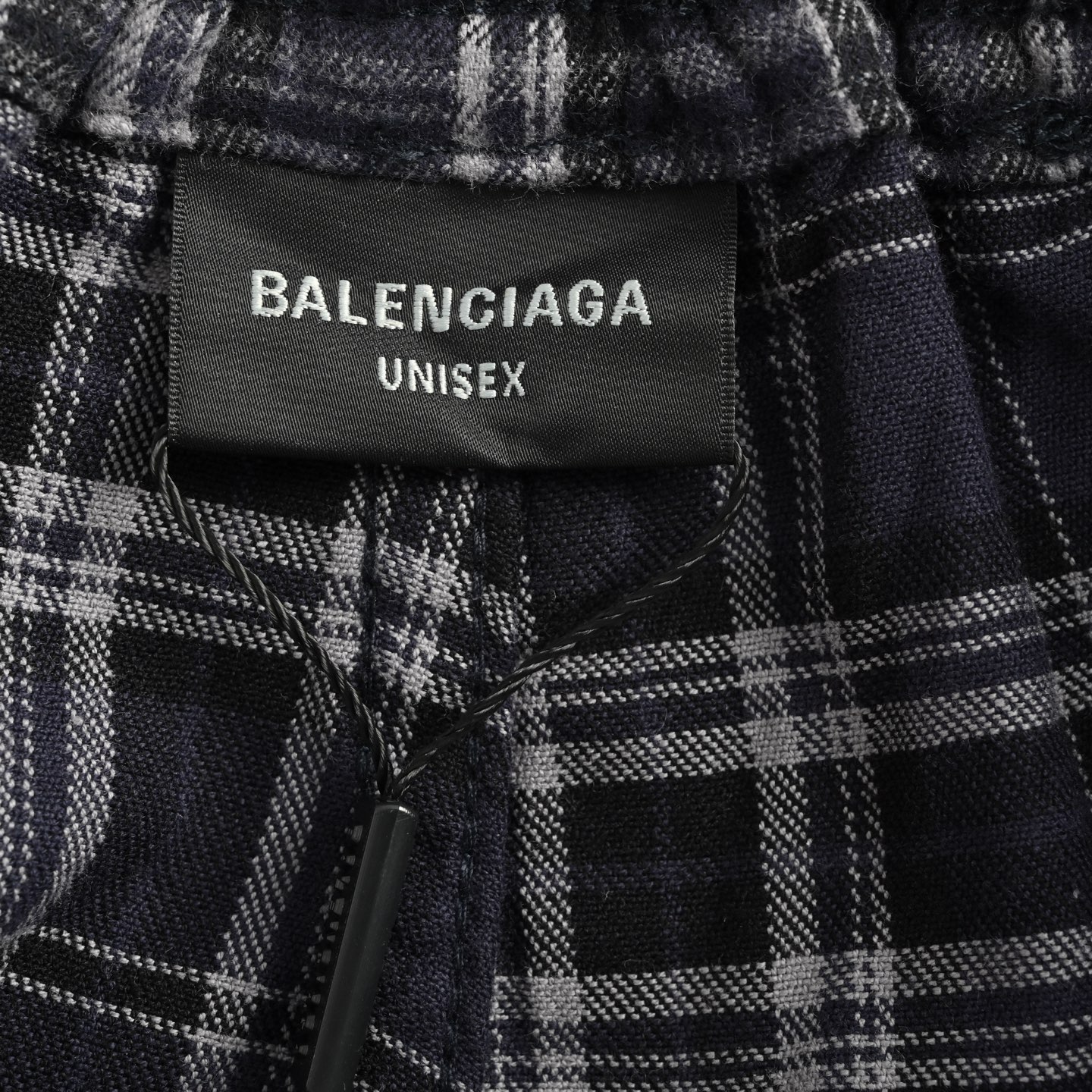 25ss check flannel trousers