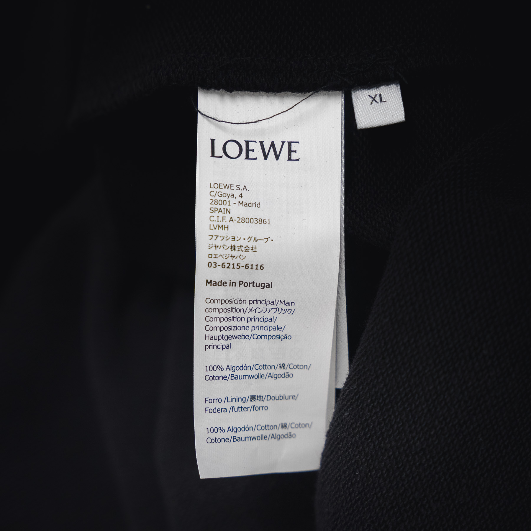 Embossed Chest Logo with Leather Pocket Hoodies