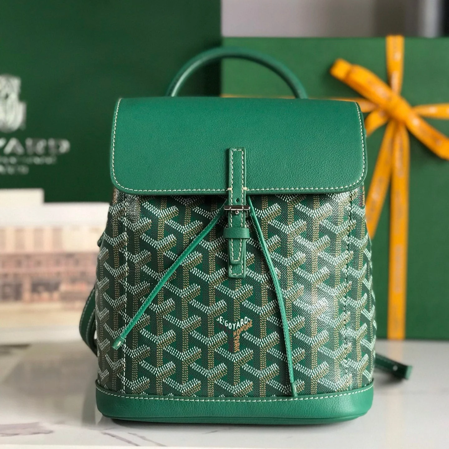 Green Mini Backpack