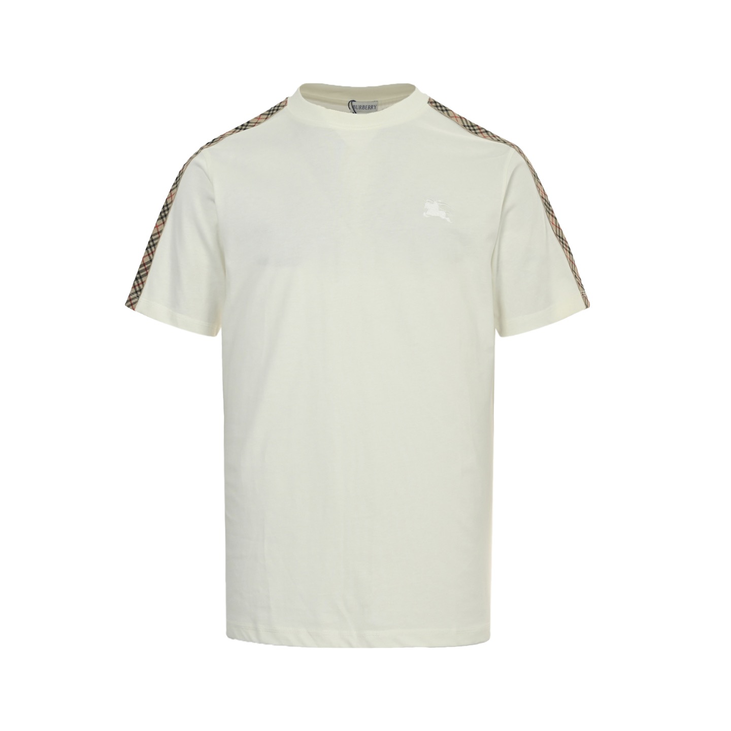 Warhorse embroidered shoulder check T-shirt