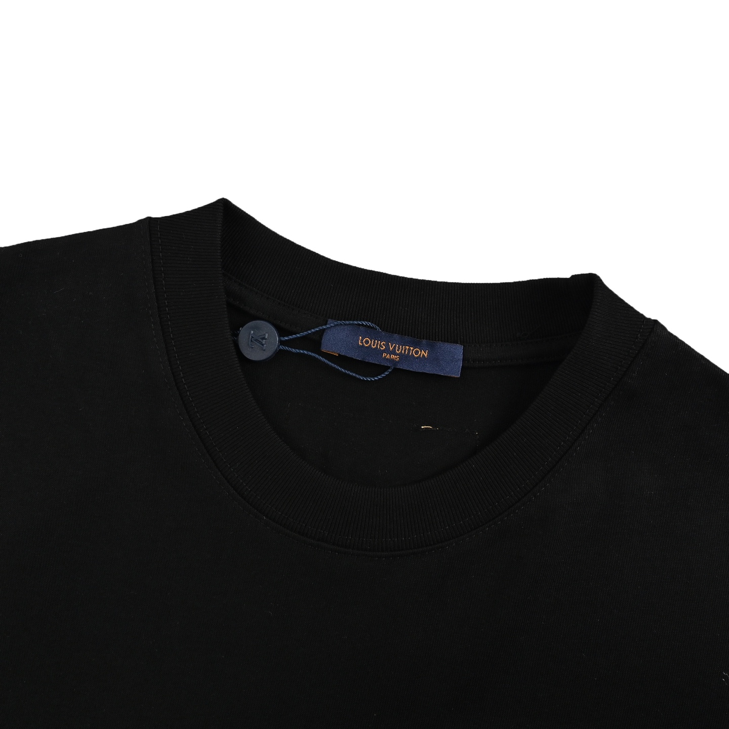 Pearl hot diamond lettering short-sleeved T-shirt