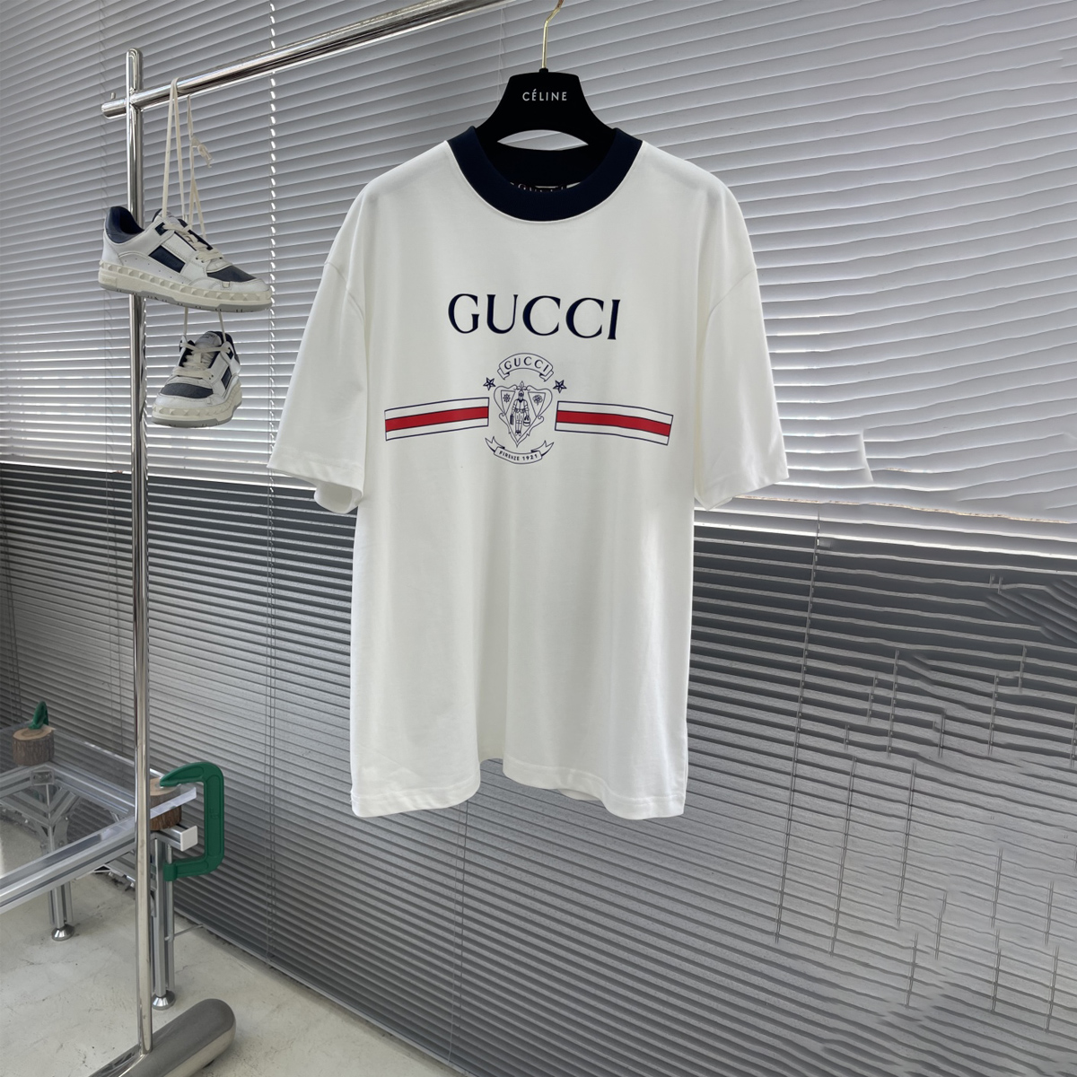 Cotton short-sleeved T-shirt