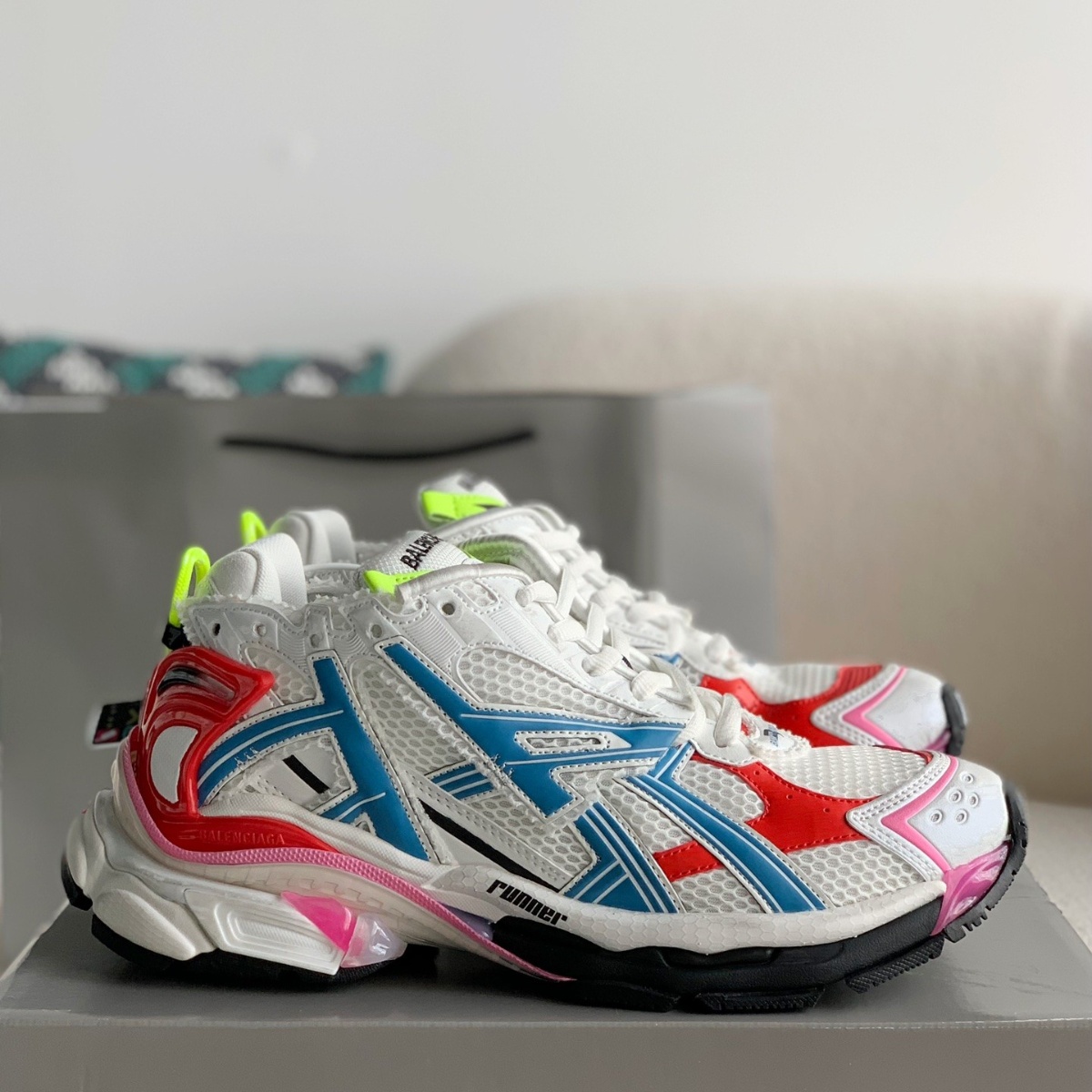 Balenciaga Runner White Multicolor