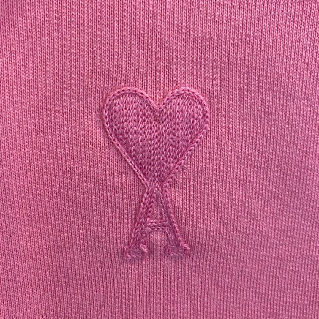 Heart Towel Embroidery Raglan Crewneck Hoodie