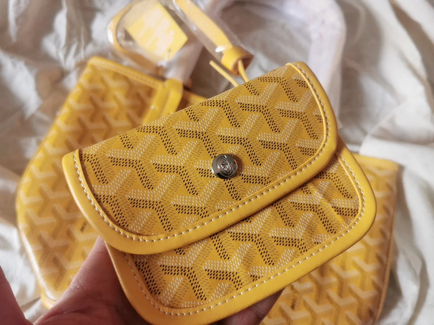 Mini 38CM Yellow Canvas Bag