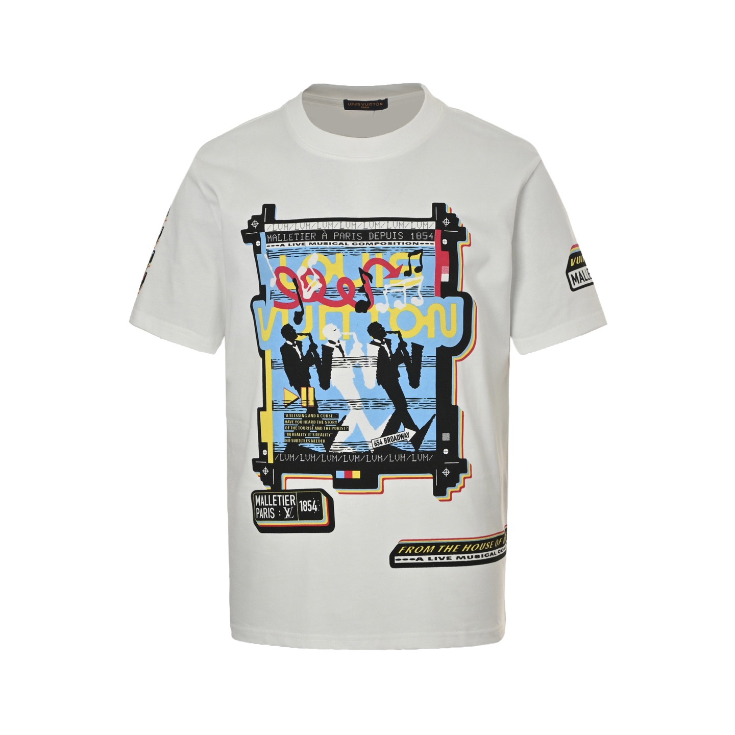 Trumpet Hand Print T-shirt