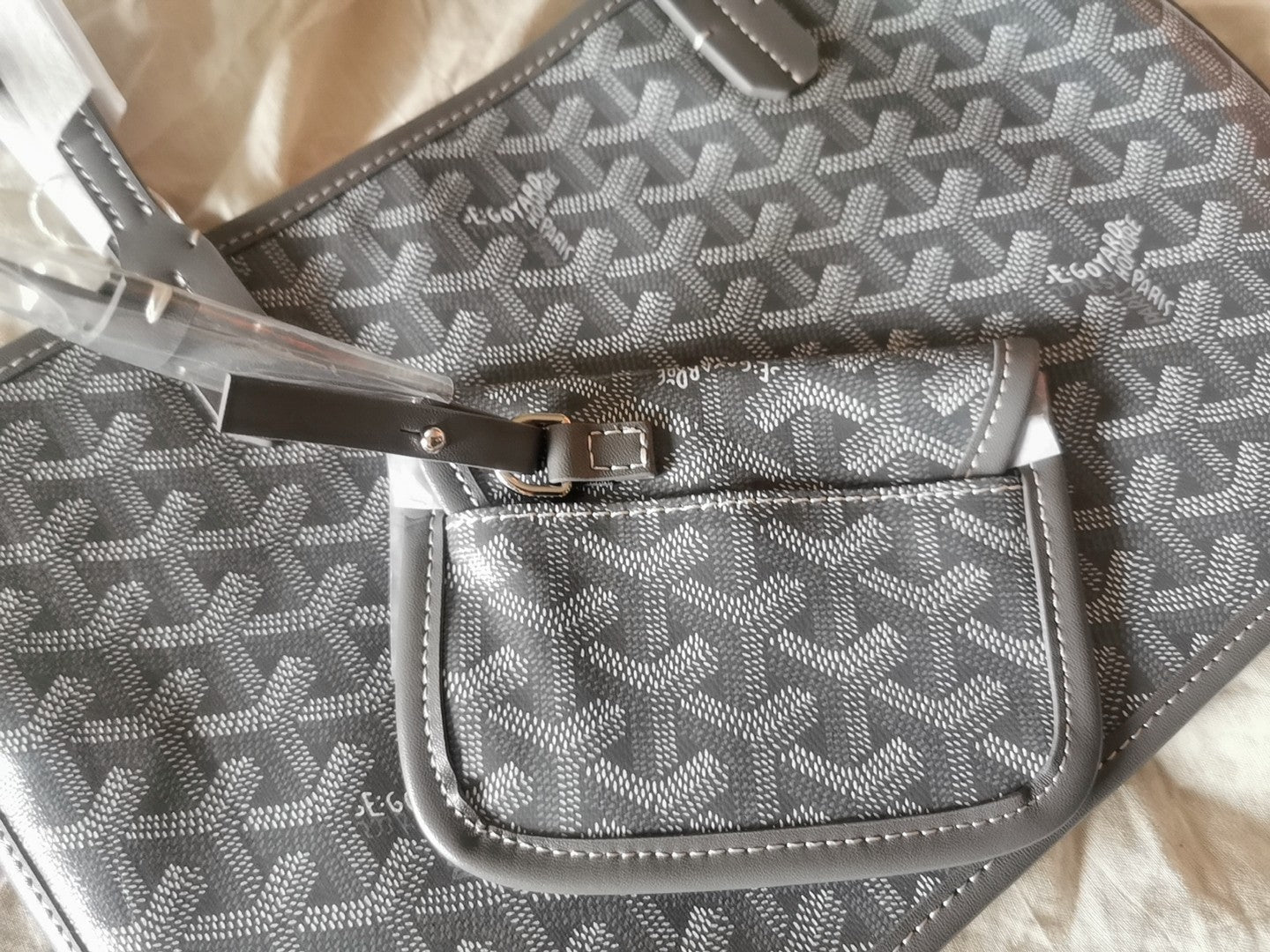 Mini 38CM Grey Canvas Bag