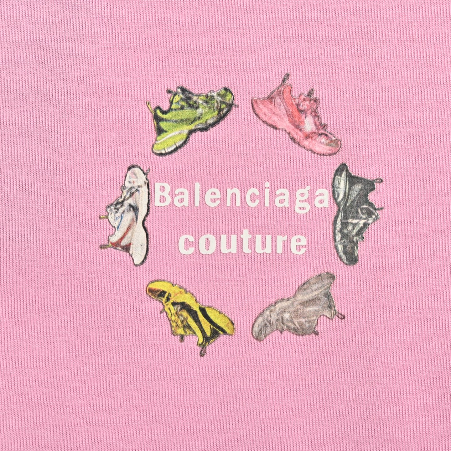 25ss Daddy Shoes Letter Print Short Sleeve T-shirt