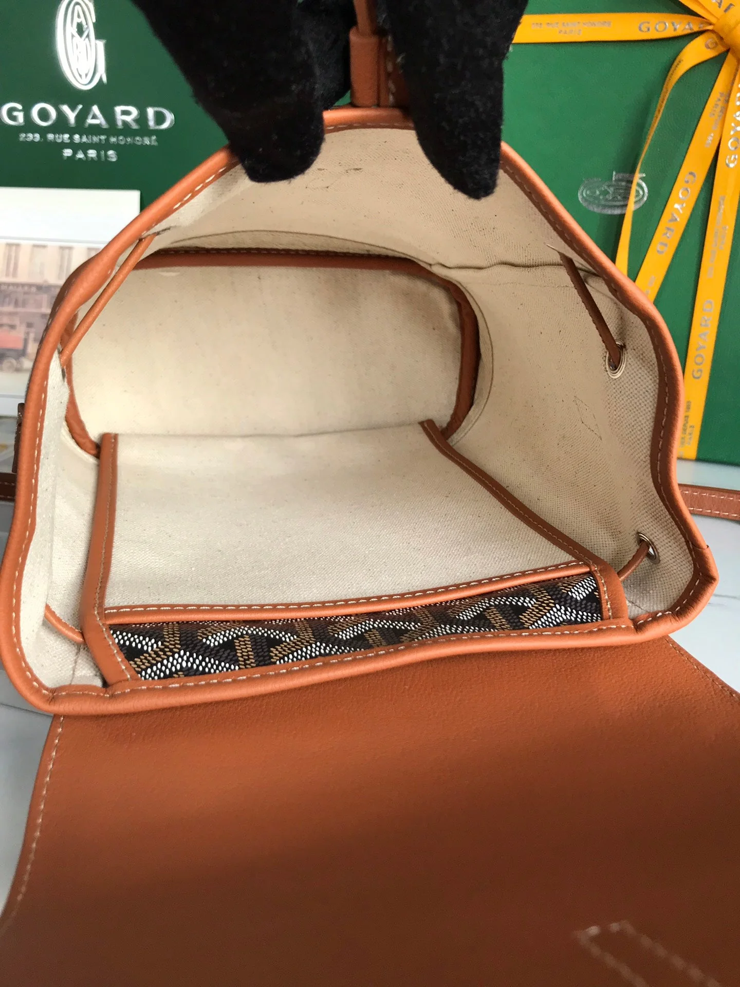 Orange Mini Backpack