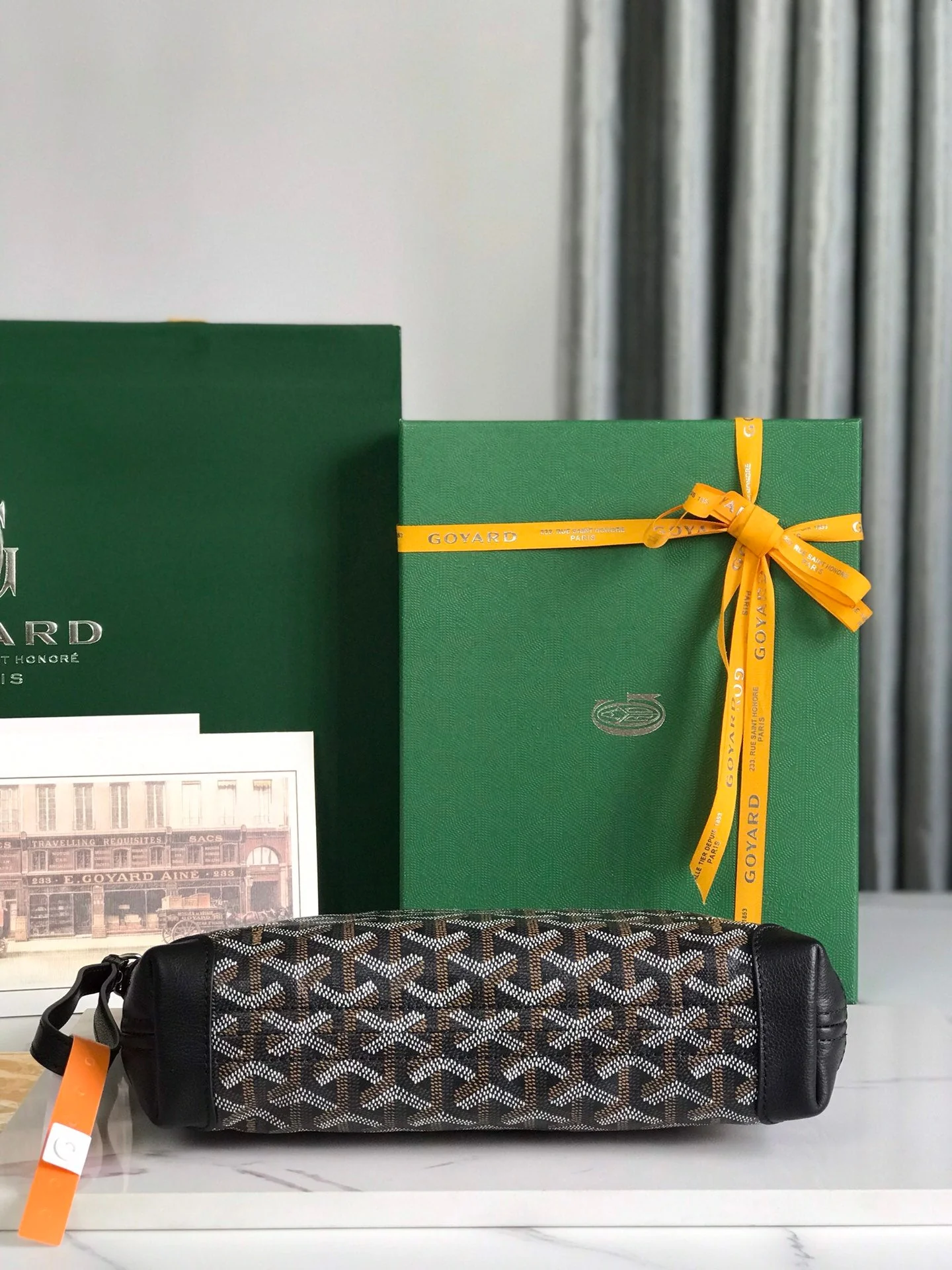 Black Canvas Cosmetic Box