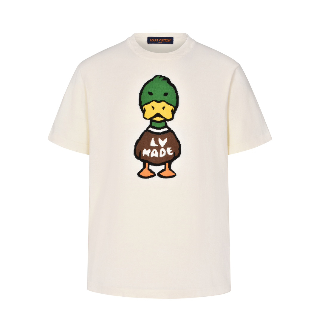 Duck Jacquard Knit T shirt