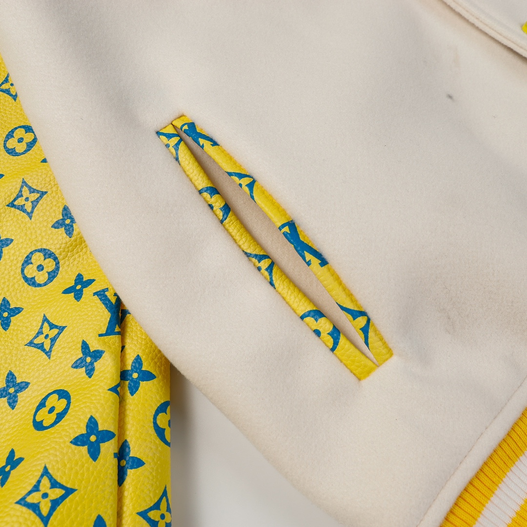 Men-s Varsity Leather Baseball Jacket