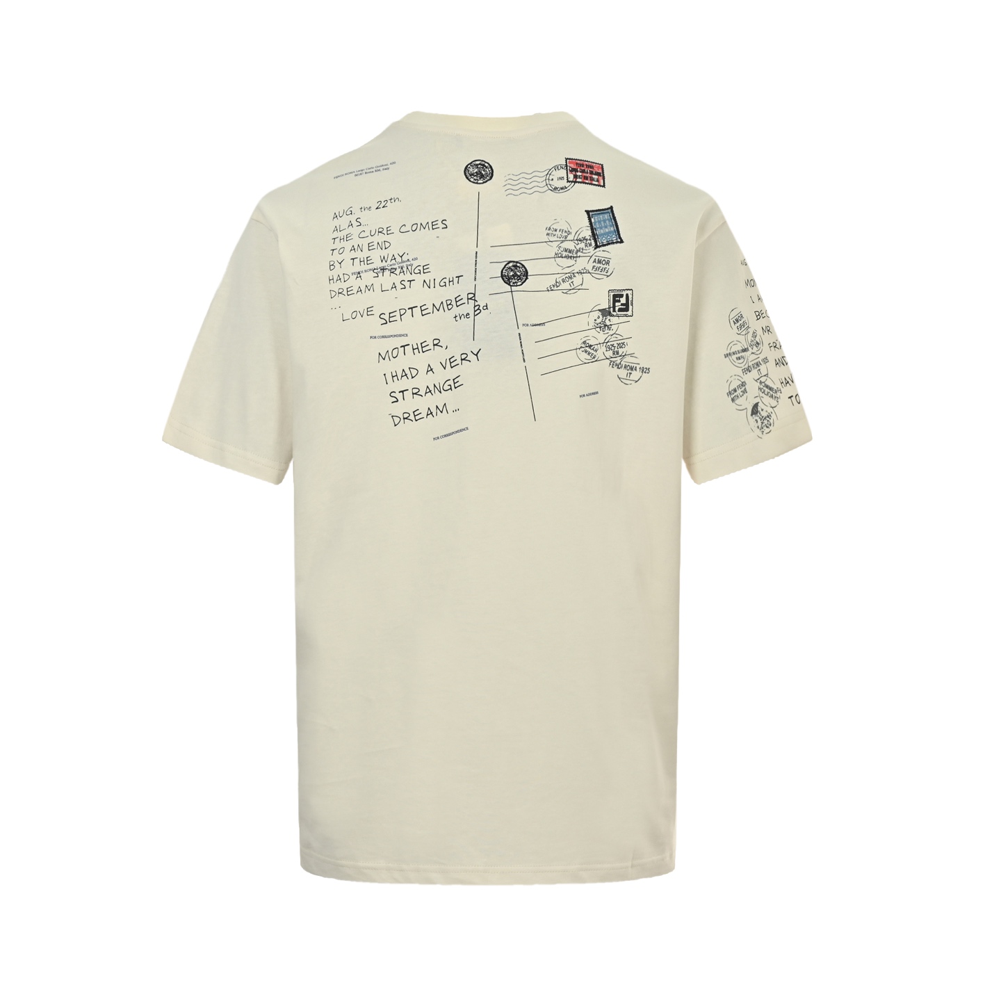 25SS Stamp Print Graphic T-Shirt