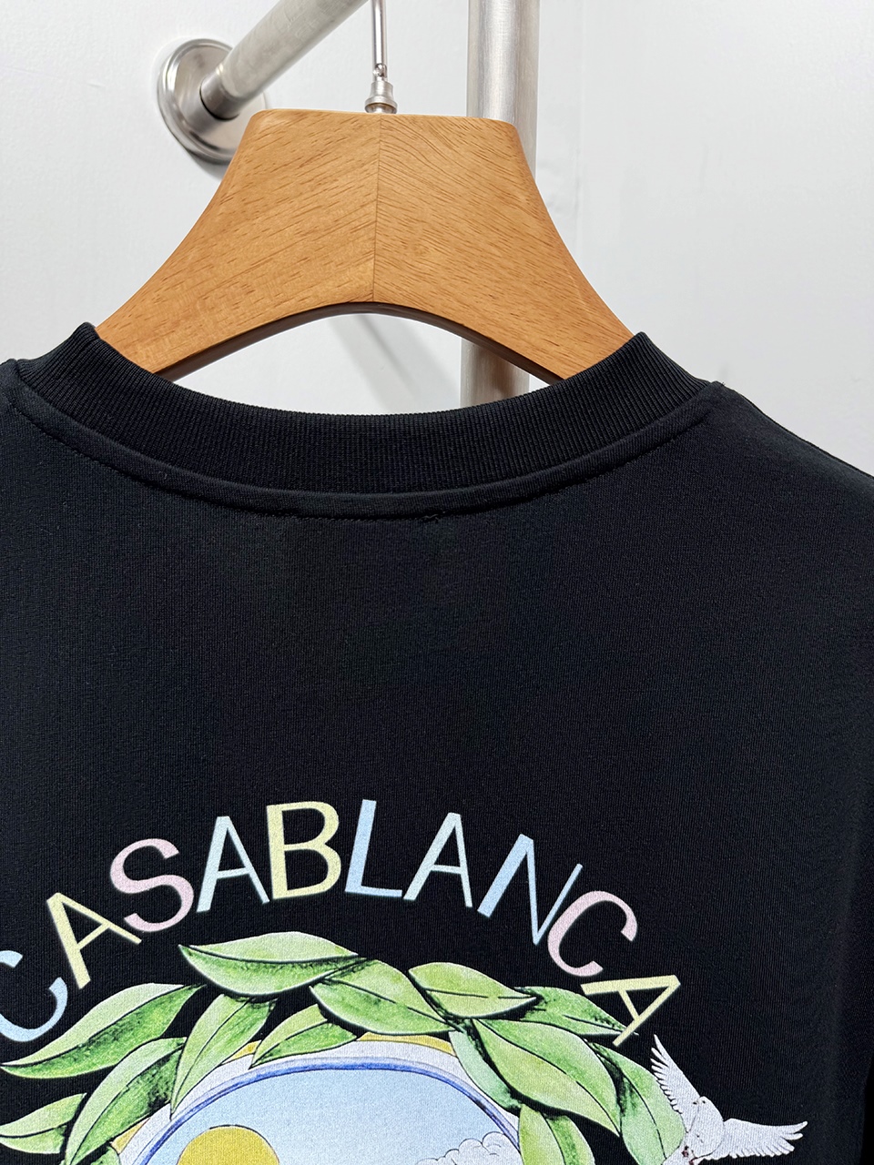 Casablanca Digital printed round neck T-shirt