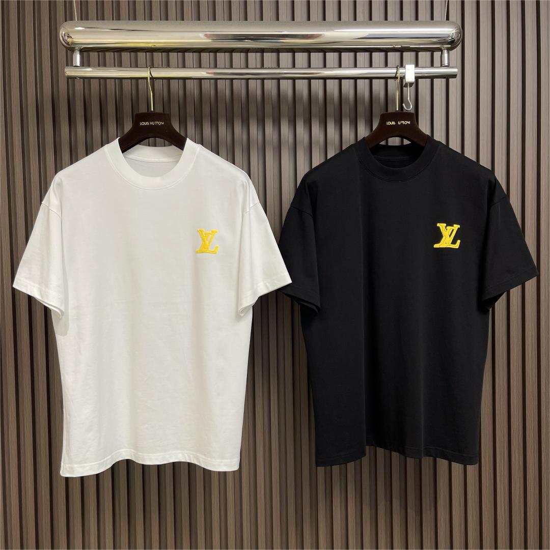 2025ss rubber lettering short-sleeved T-shirt