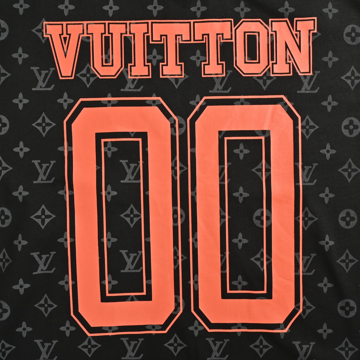 Vuitton 00 print T shirt