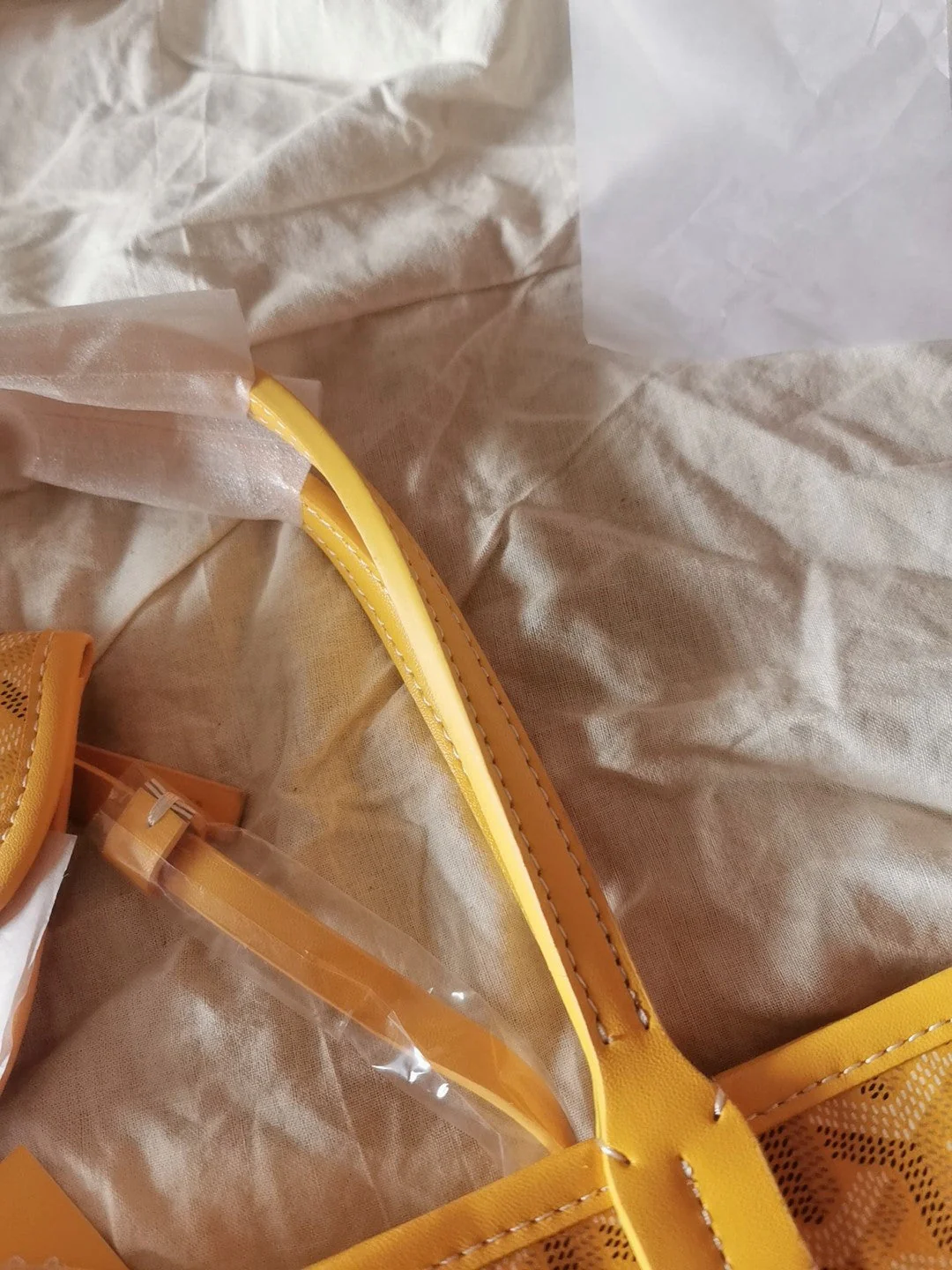 Mini 38CM Yellow Canvas Bag