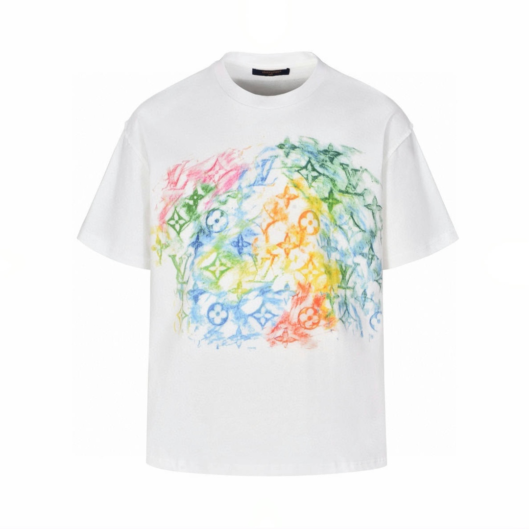 Crayon Graffiti Short Sleeve T-shirt