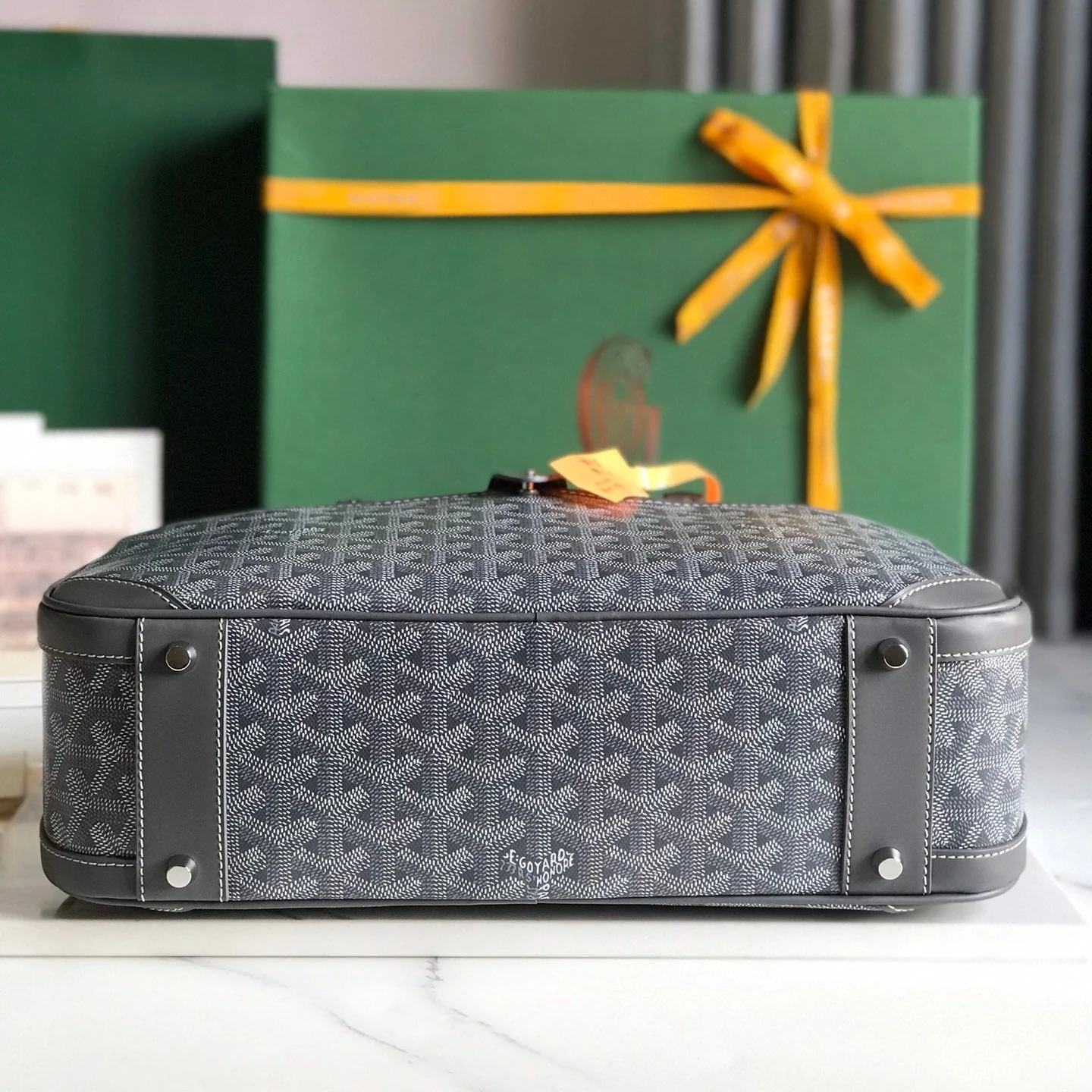 Grey Calfskin Handbag