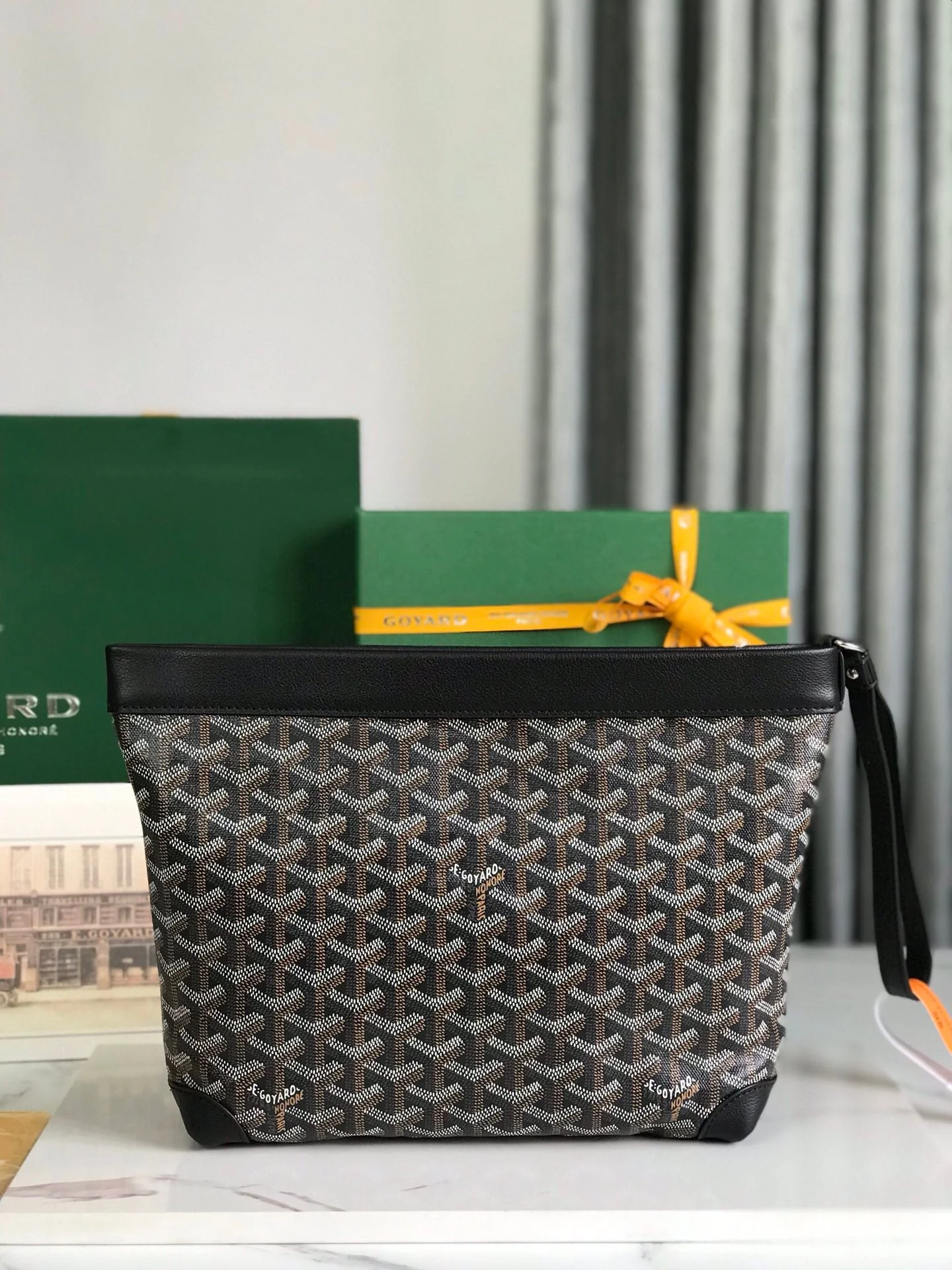 Black Canvas Cosmetic Box