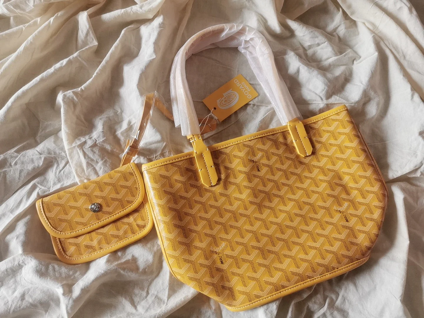Mini 38CM Yellow Canvas Bag