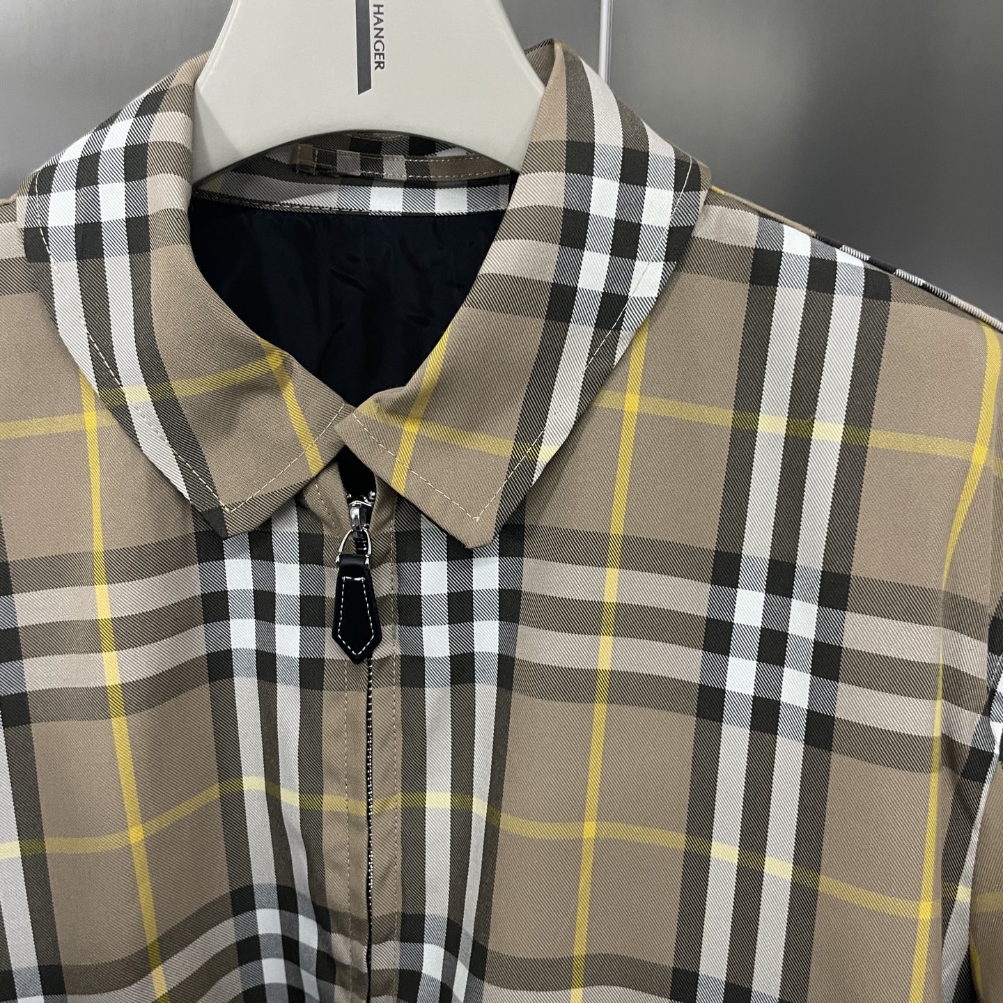 New Classic Plaid Embroidered Double-Sided Shirt