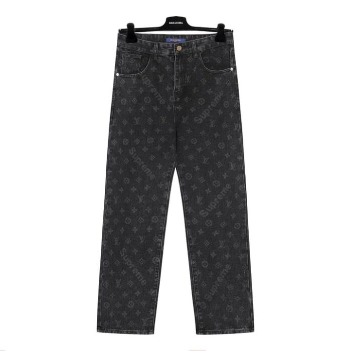 New Cargo Style Printed Jeans