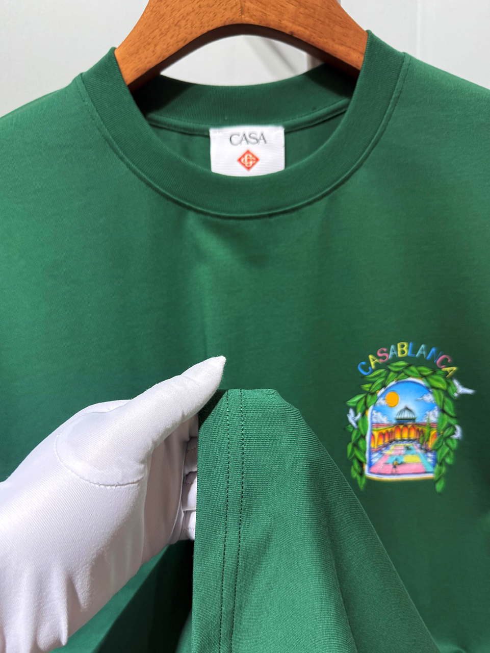 Casablanca Digital printed round neck T-shirt