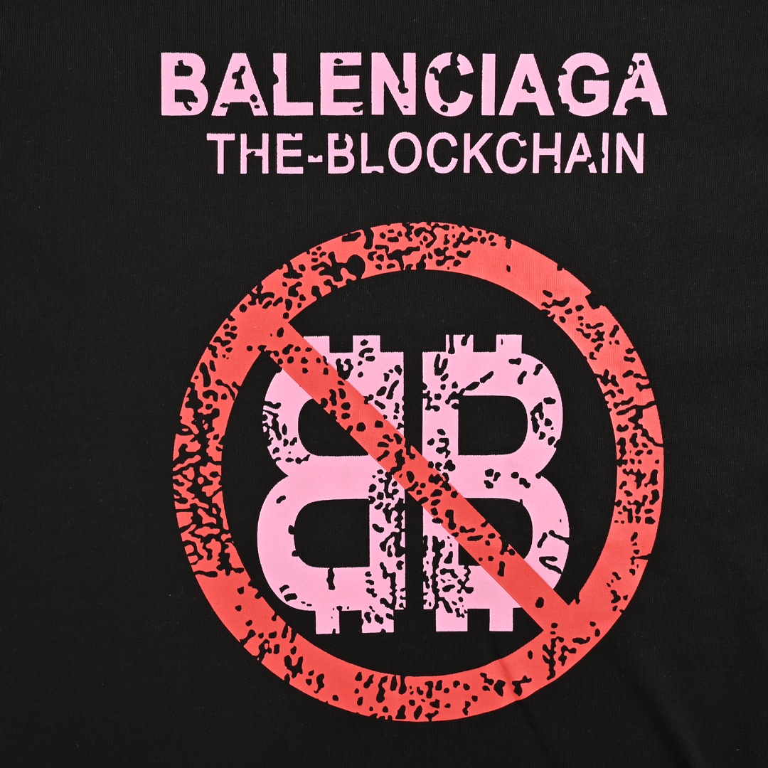 Double B No Passing Print Short Sleeve T-shirt