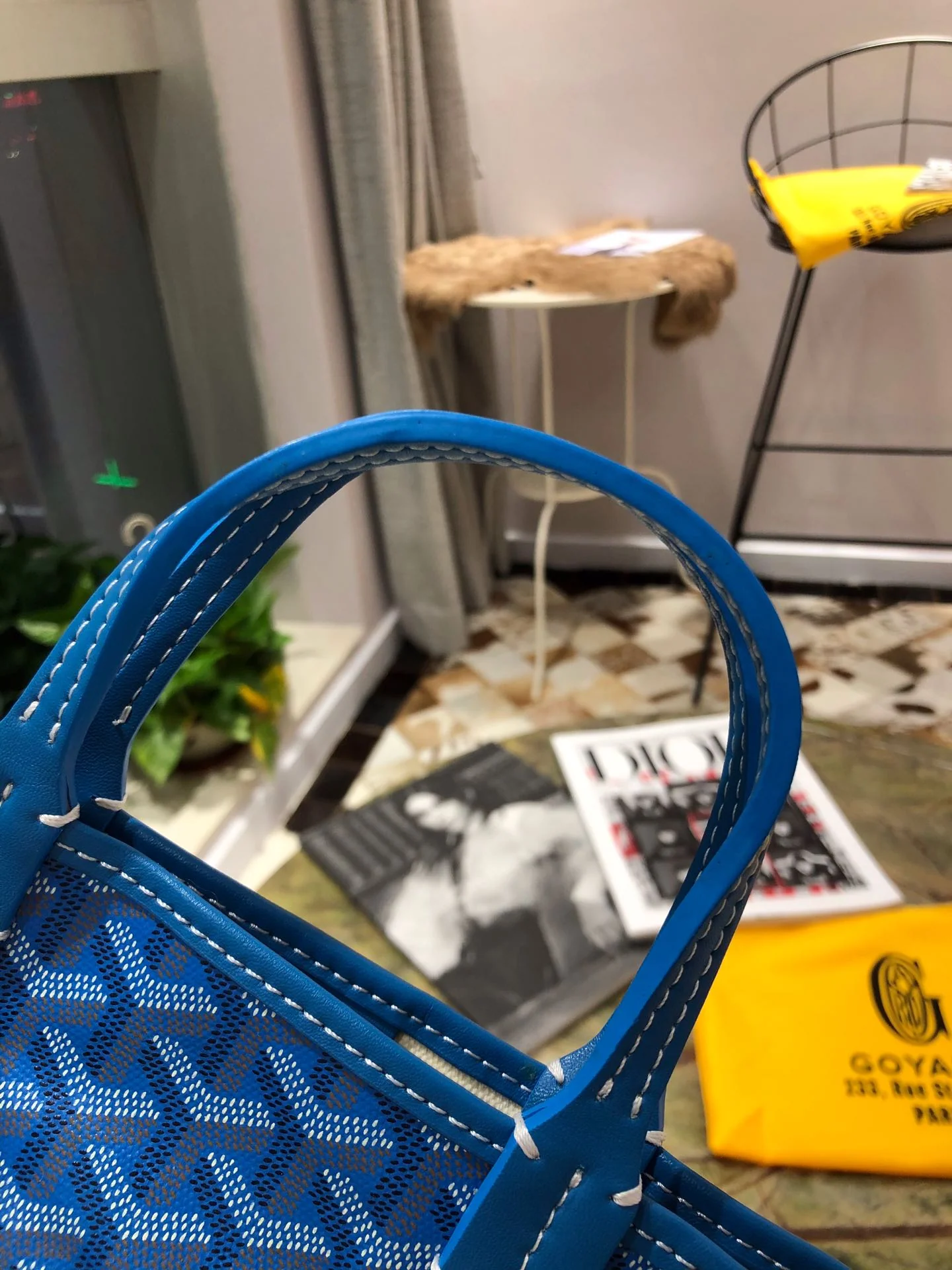 Shopping Bag 22cm Blue