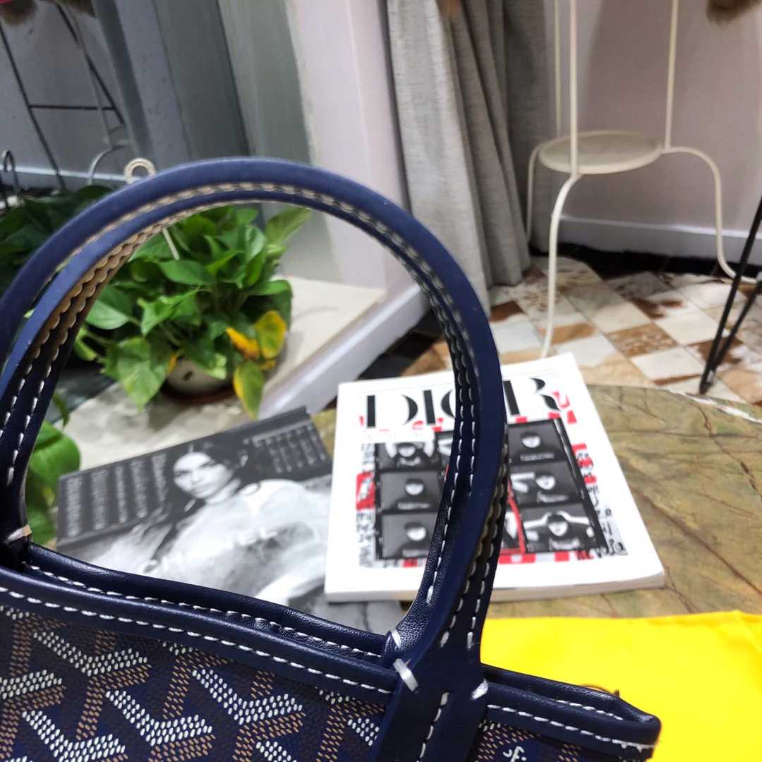 Shopping Bag 22cm Navy Blue