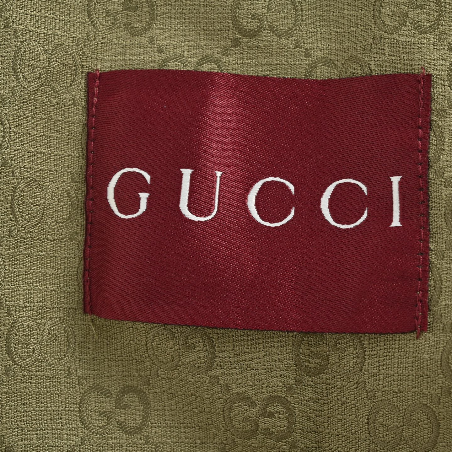 GG All-Over Print Fine Check Hooded Zip-Up Jacket