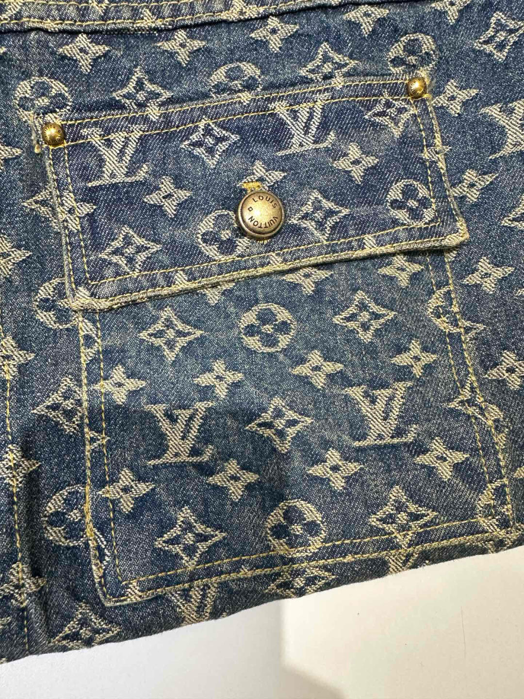 Denim Jacket With Monogram