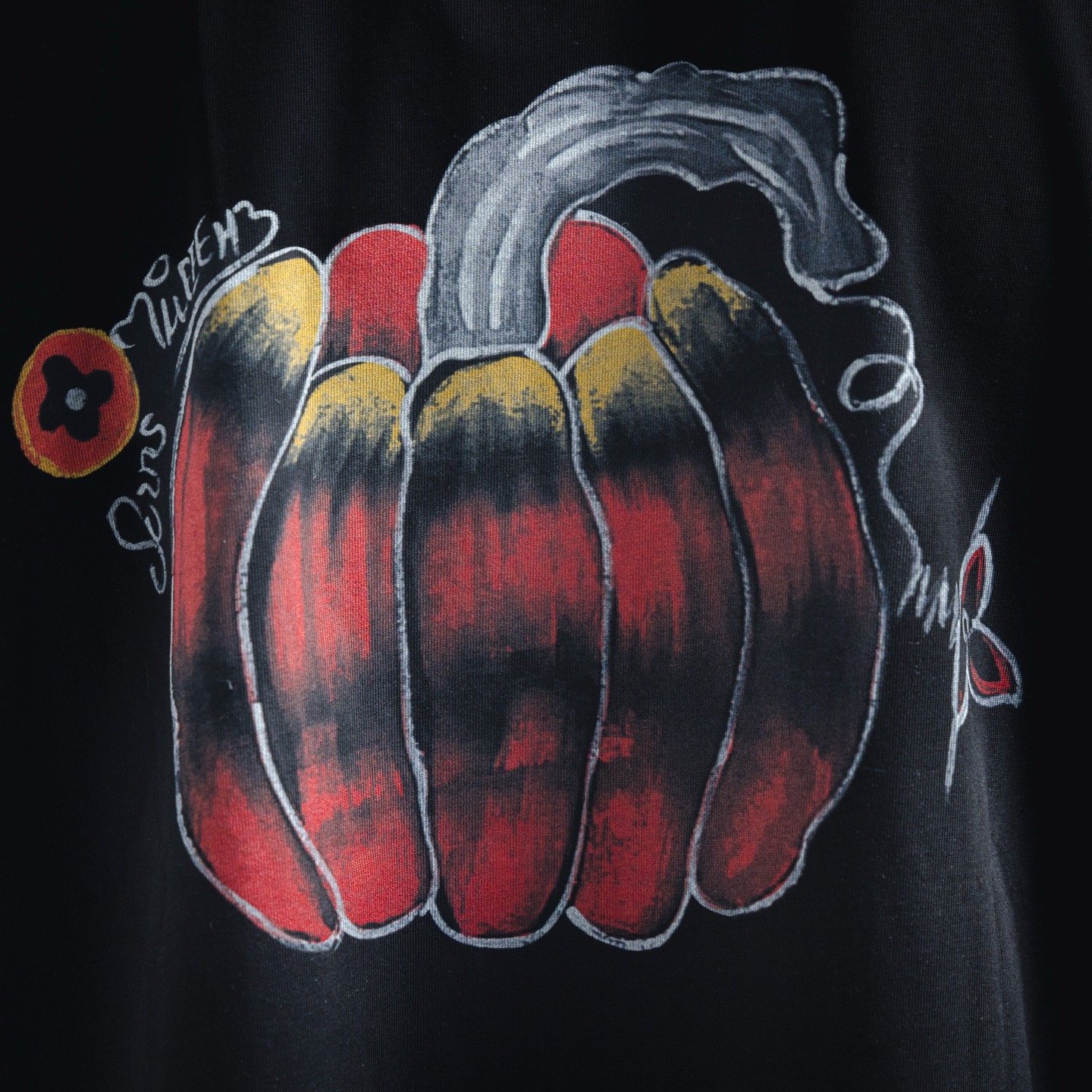 25SS Pumpkin Back Print T-Shirt