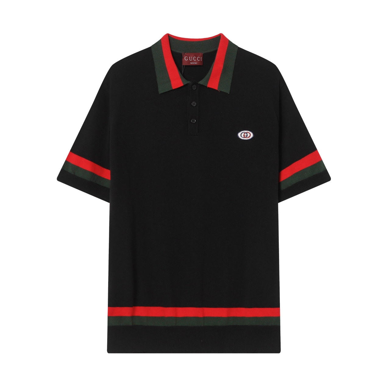 Pocket embroidered small logo knitted Polo