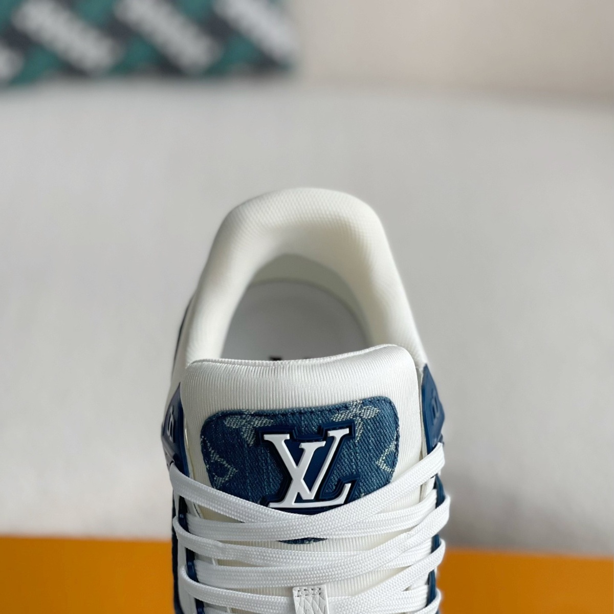 Monogram Blue Denim Sneaker