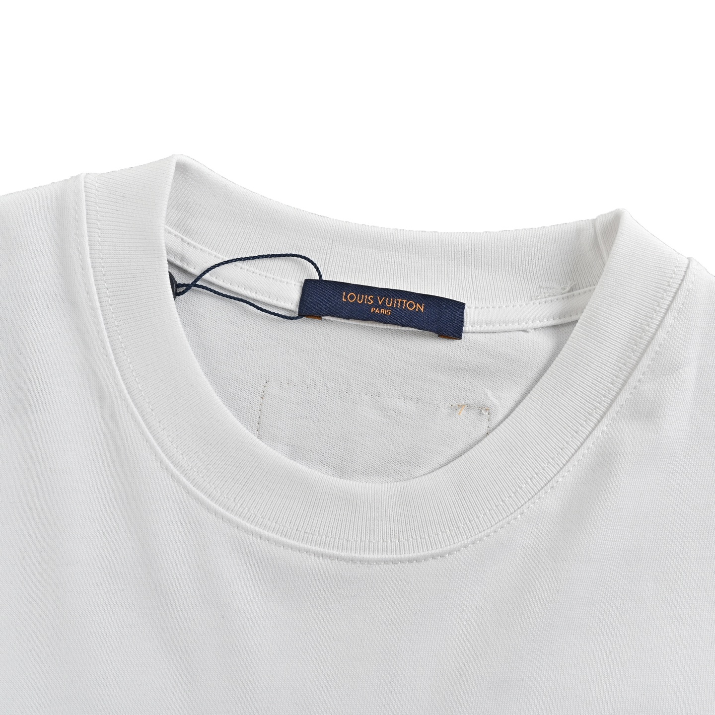 Pearl hot diamond lettering short-sleeved T-shirt