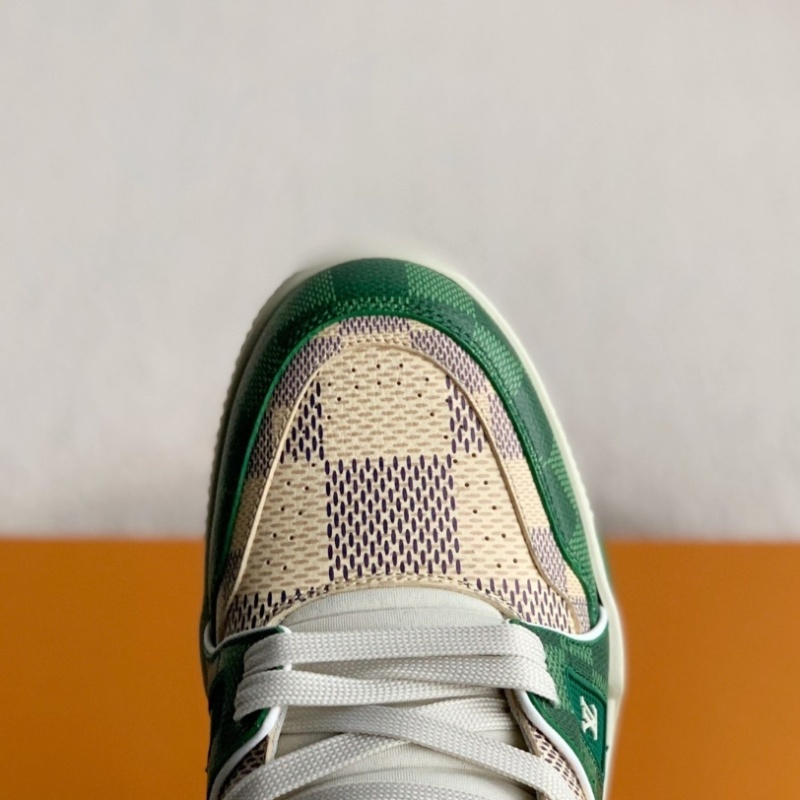 Cotton fabric low-top sneakers