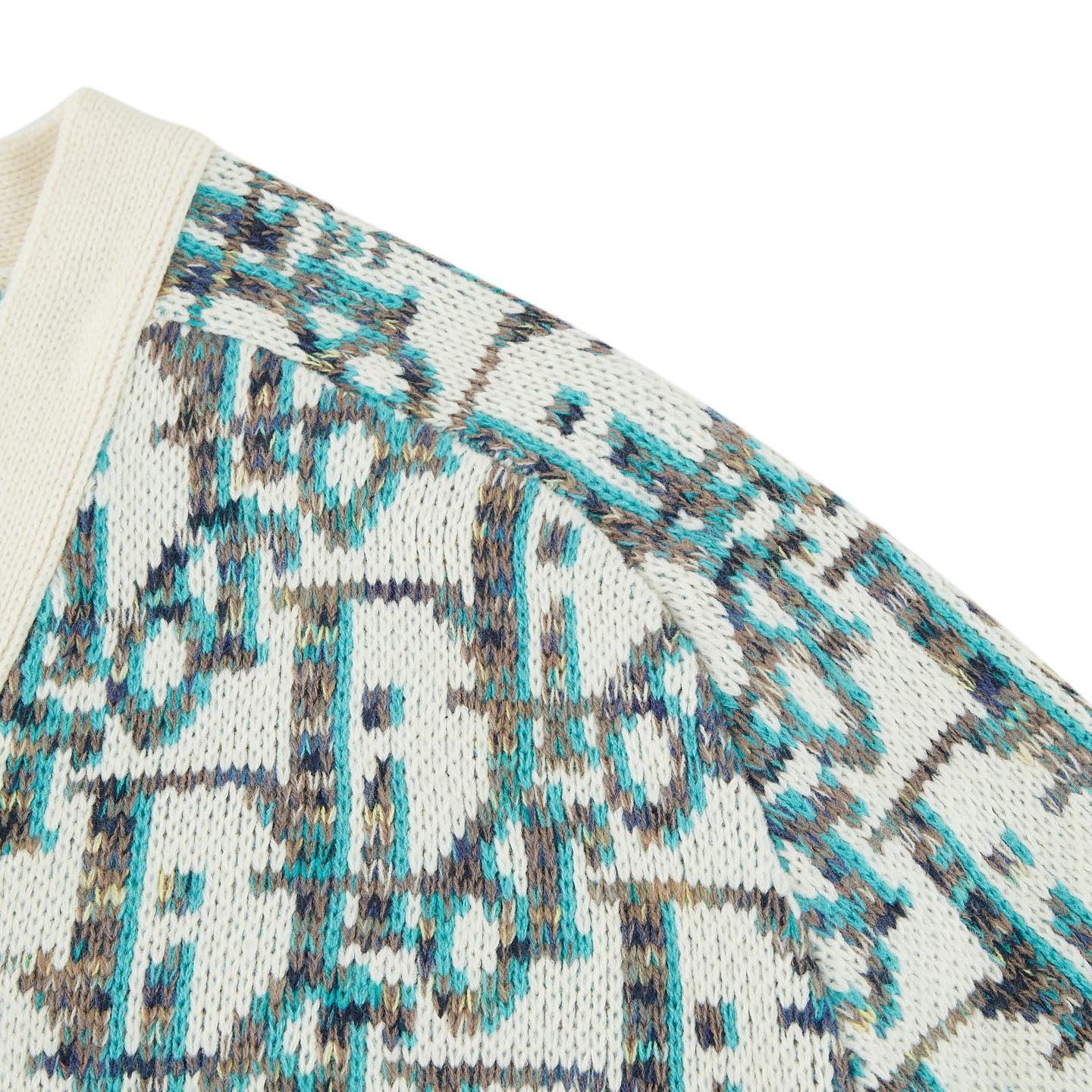 All over printed cardigan