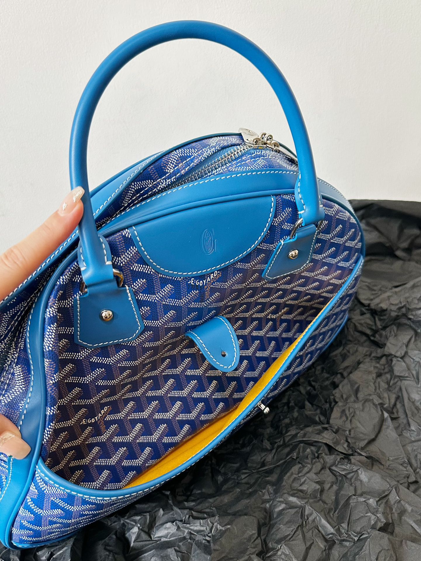 Medium Blue Canvas Bowling Ball