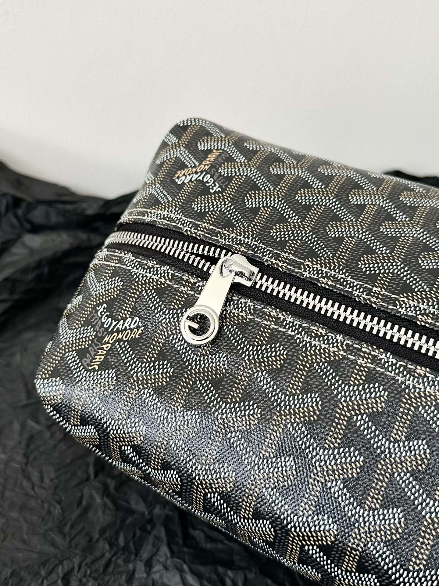 Cosmetic Bag 24CM Black Tan