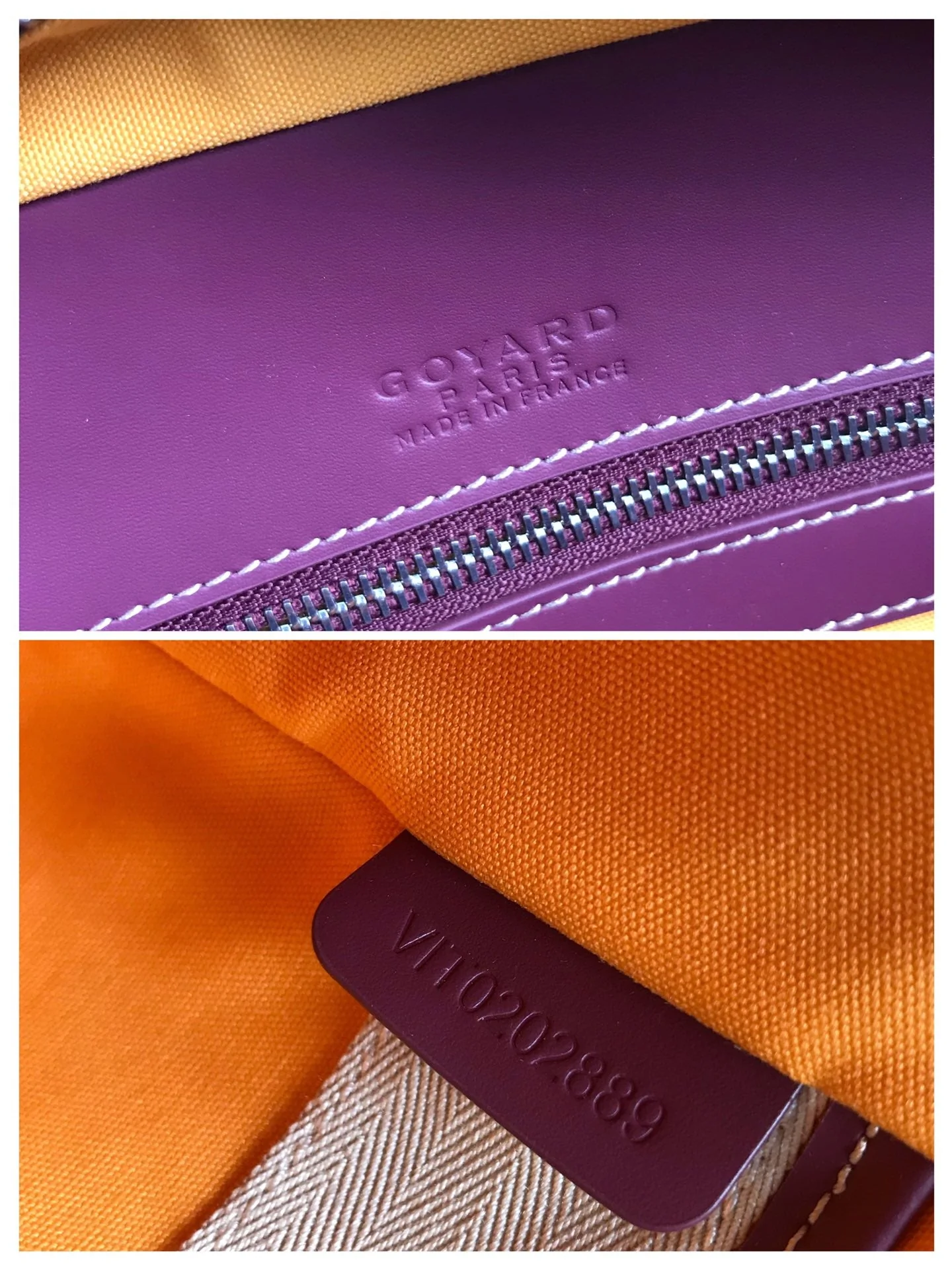 Burgundy Canvas Document Bag