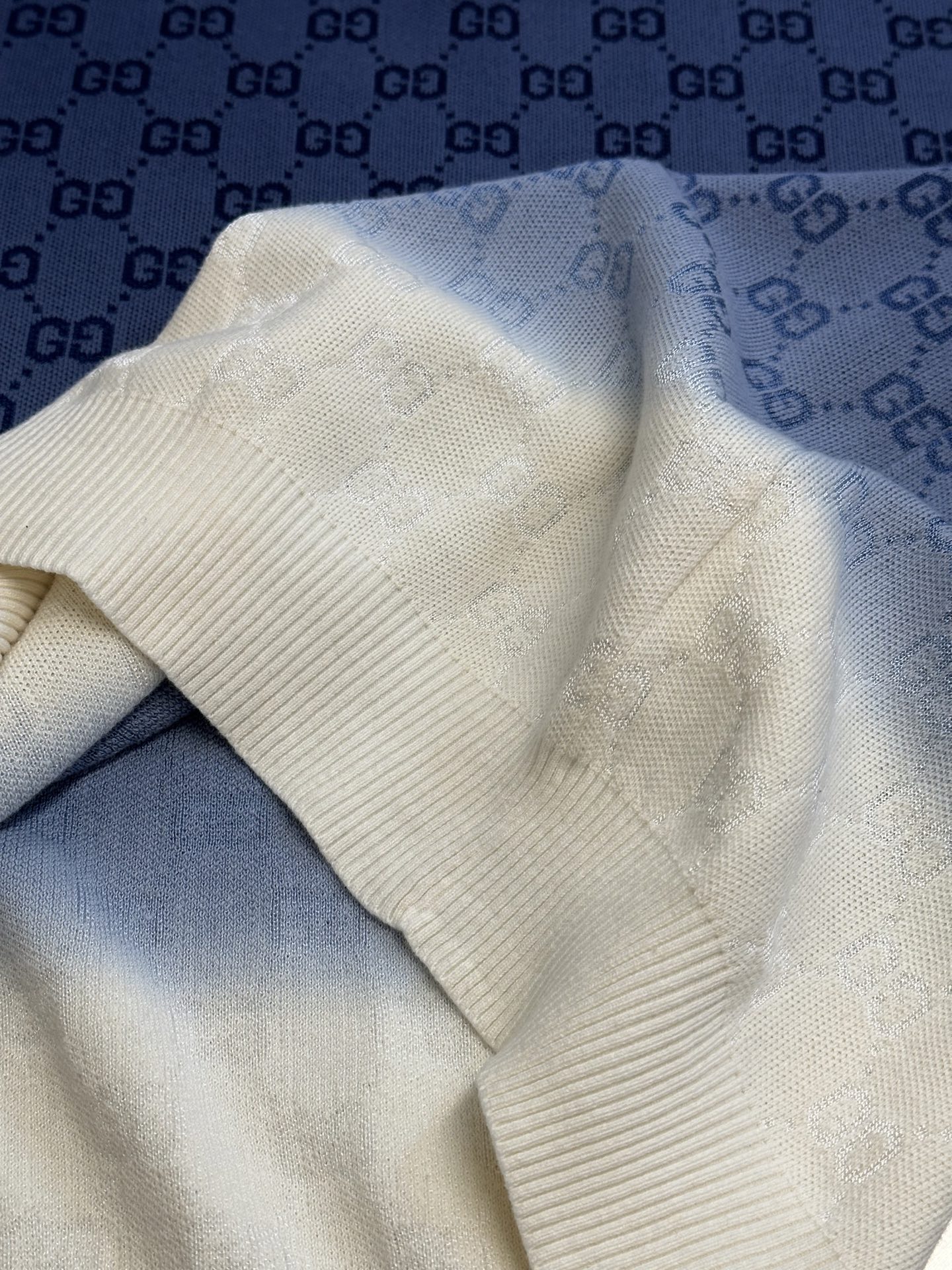 Knitted cotton jacquard lapel Polo