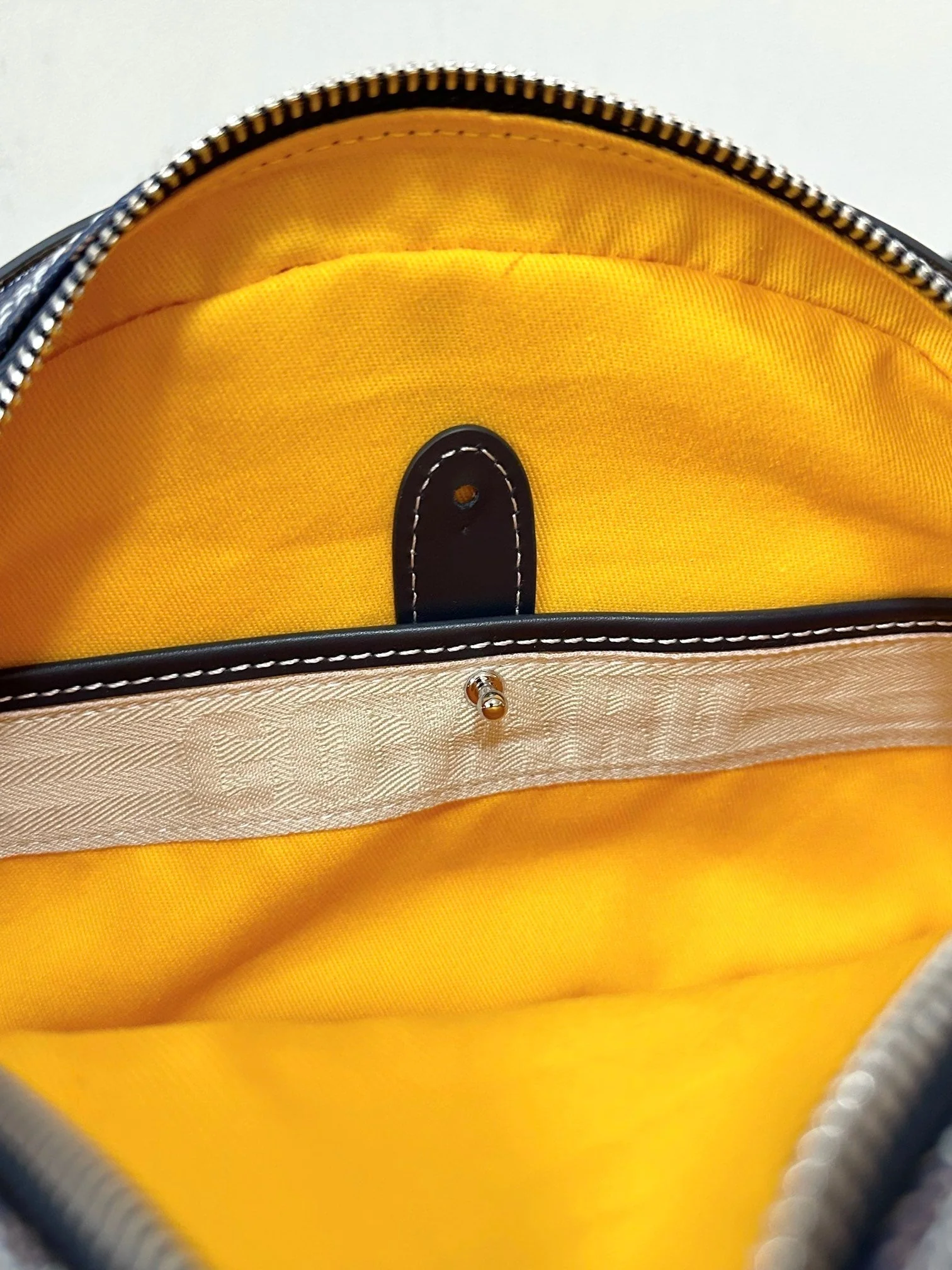 Small Navy Blue Canvas Bowling Ball