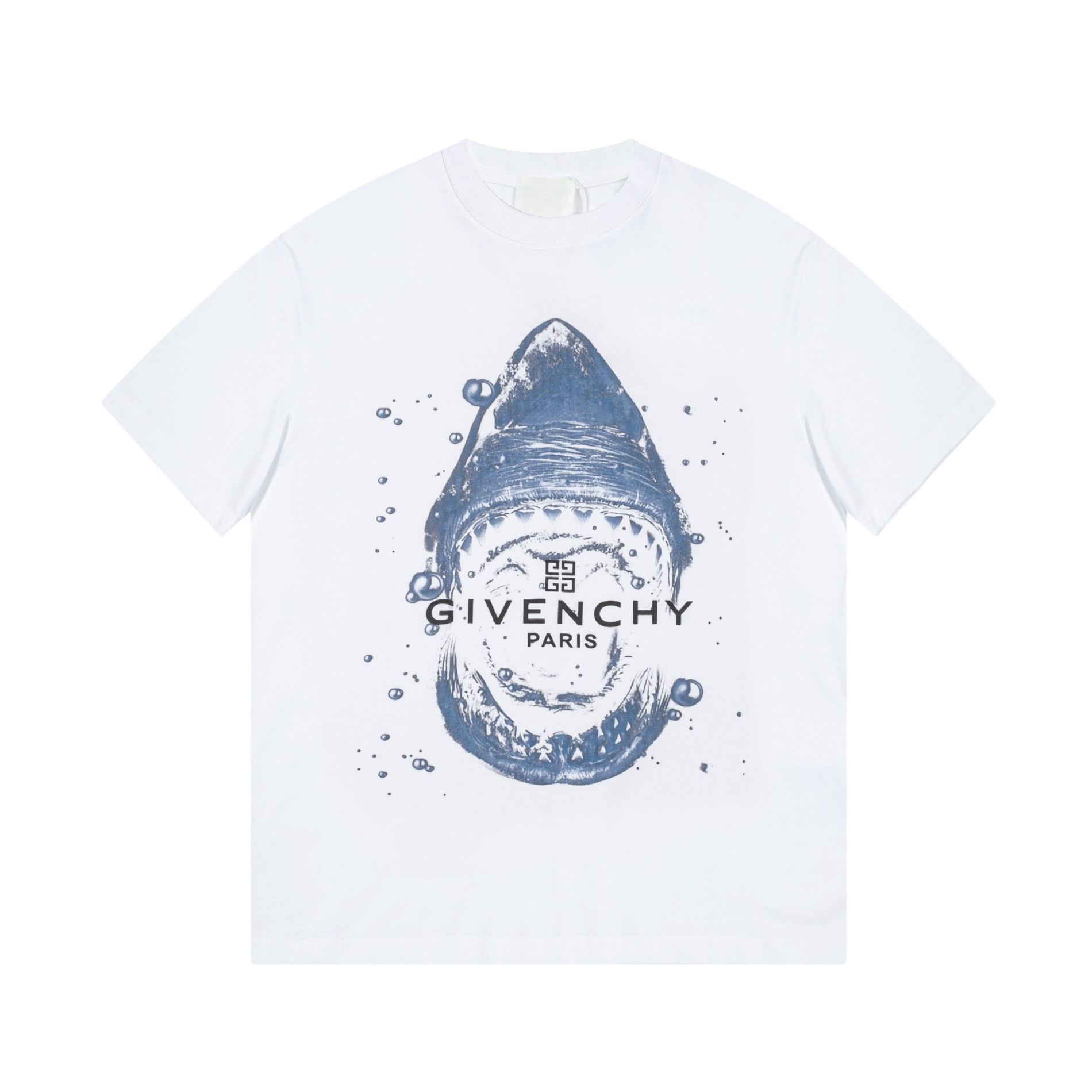 Shark inkjet print T-shirt